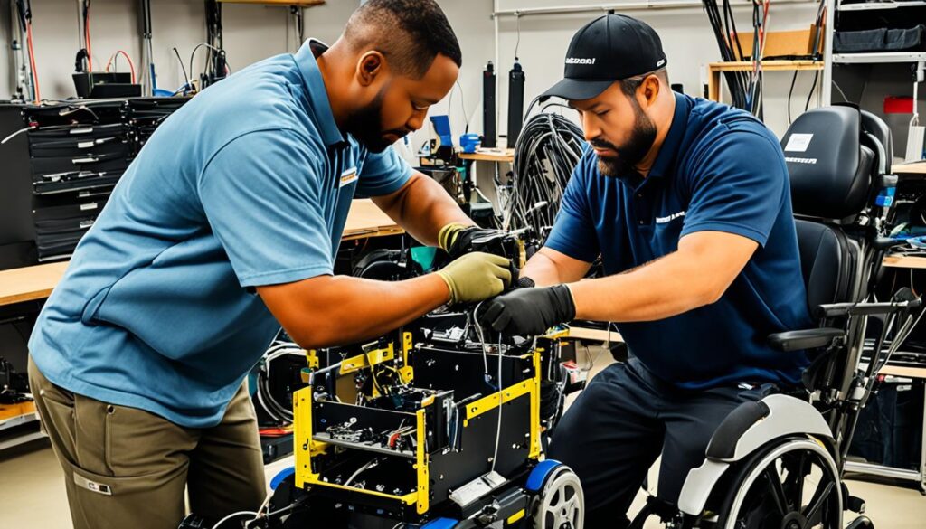 電動輪椅維修工合作模式案例