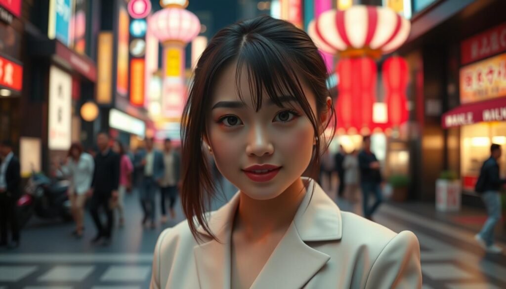 Generate an image of 伊藤舞雪 promoting 優塔娛樂城