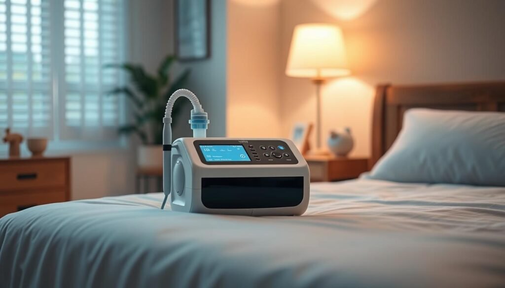 生成圖片：睡眠呼吸機加濕器