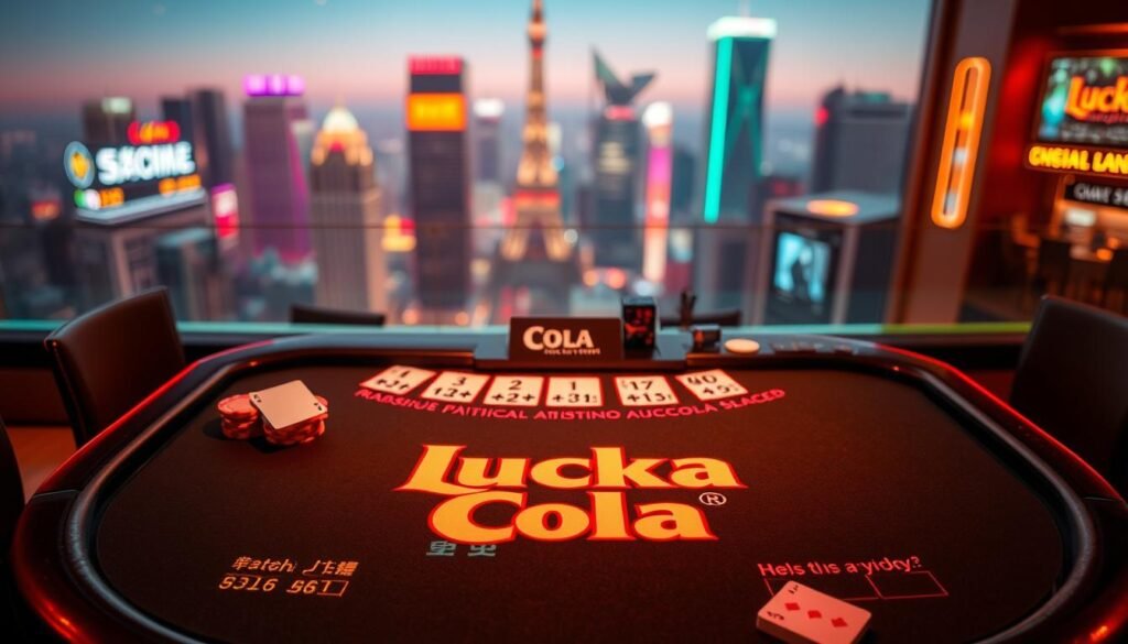 Lucky Cola blackjack in multiple languages